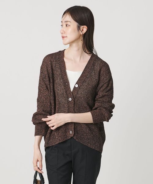 UNITED ARROWS/ペーパー Vネック カーディガン/カーディガン / ボレロ