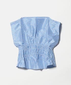 CHELSEA MAK/＜CHELSEA MAK＞ギンガム フロント ギャザー ブラウス/シャツ / ブラウス