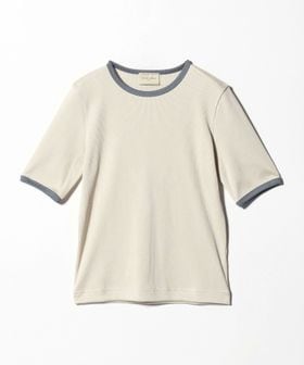UNITED ARROWS/リブ バイカラーパイピング Tシャツ/Tシャツ / カットソー