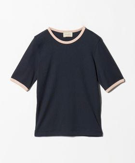 UNITED ARROWS/リブ バイカラーパイピング Tシャツ/Tシャツ / カットソー