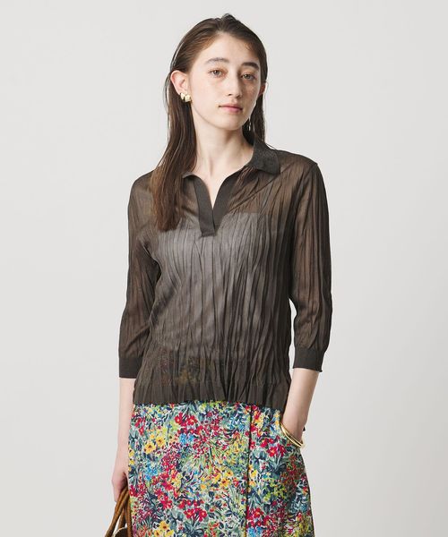 UNITED ARROWS/ランダム プリーツ ニット ‐ウォッシャブル‐/ニット / セーター