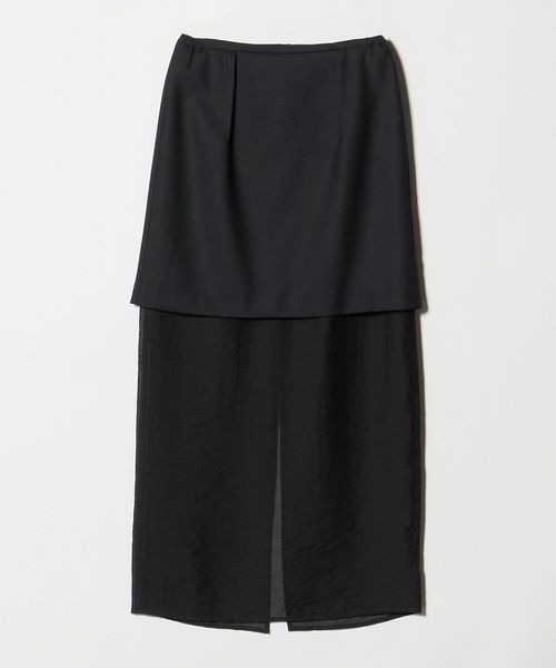 IRENISA/＜IRENISA＞レイヤード タイト スカート/ミモレ / ロング
