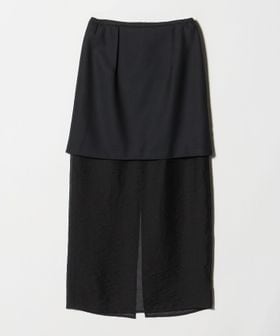 IRENISA/＜IRENISA＞レイヤード タイト スカート/ミモレ / ロング