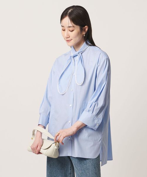 UNITED ARROWS/リボン ボウタイ チュニック シャツ/シャツ / ブラウス