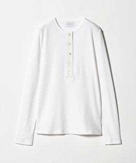 UNITED ARROWS/コットン フライス ヘンリーネック ロング Tシャツ/Tシャツ / カットソー