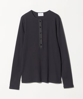 UNITED ARROWS/コットン フライス ヘンリーネック ロング Tシャツ/Tシャツ / カットソー