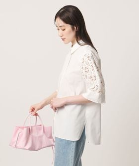 UNITED ARROWS/ラッセルレース コンビ シャツ ‐ウォッシャブル‐/シャツ / ブラウス