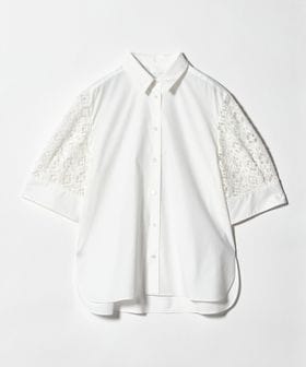 UNITED ARROWS/ラッセルレース コンビ シャツ ‐ウォッシャブル‐/シャツ / ブラウス