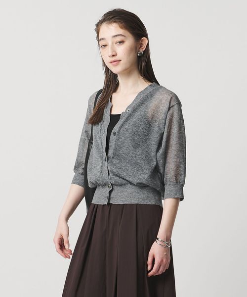 UNITED ARROWS/シアー Vネック カーディガン ‐ウォッシャブル‐/カーディガン / ボレロ