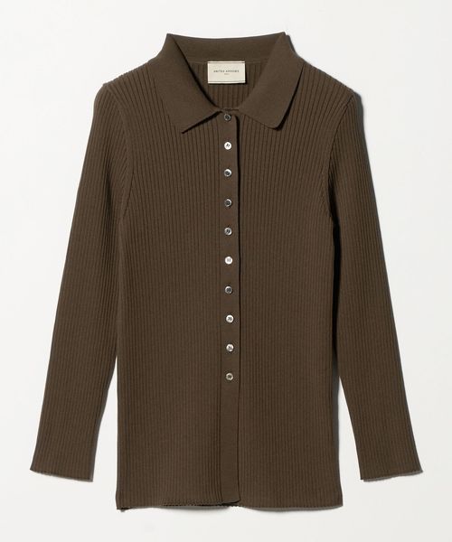 UNITED ARROWS/リブ ポロニット カーディガン ‐ウォッシャブル‐/カーディガン / ボレロ