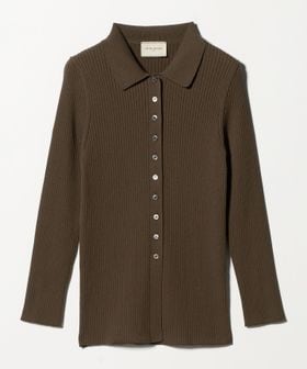 UNITED ARROWS/リブ ポロニット カーディガン ‐ウォッシャブル‐/カーディガン / ボレロ