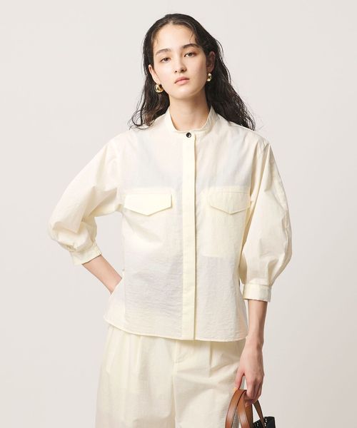 UNITED ARROWS/NALYA バンドカラー シャツ/シャツ / ブラウス