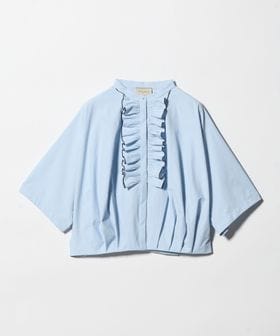 UNITED ARROWS/メロー フリル シャツ ブラウス ‐防しわ 吸水速乾 UVカット 遮熱性 接触冷感 ウォッシャブル‐/シャツ / ブラウス