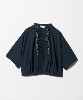 UNITED ARROWS/メロー フリル シャツ ブラウス ‐防しわ 吸水速乾 UVカット 遮熱性 接触冷感 ウォッシャブル‐/シャツ / ブラウス