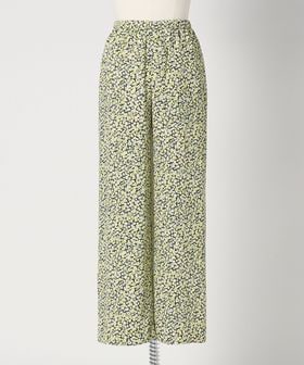 UNITED ARROWS/フラワー プリント セミワイド パンツ/イージーパンツ