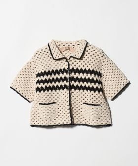 N°21/＜N°21＞クロシェ ボタン カーディガン/カーディガン / ボレロ