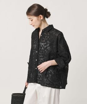 UNITED ARROWS/エンブロイダリー シアー シャツ/シャツ / ブラウス