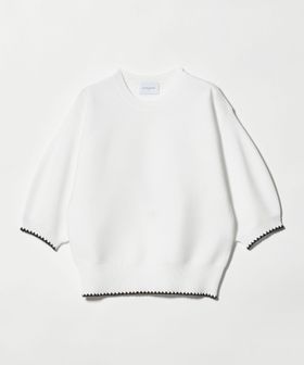 UNITED ARROWS/ハマグリステッチ パフスリーブ ニット ‐ウォッシャブル‐/ニット / セーター