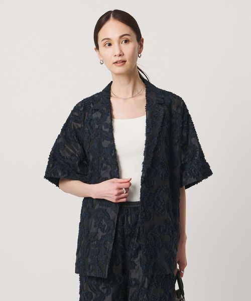 UNITED ARROWS/カット ジャガード ジャケット ‐ウォッシャブル‐/テーラードジャケット