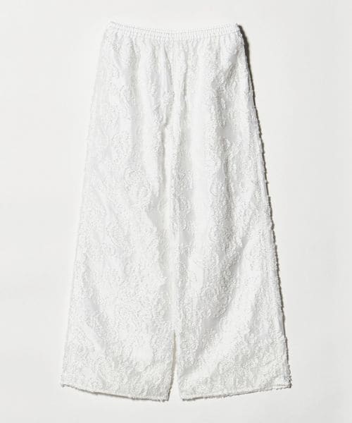 UNITED ARROWS/ラメ カット ジャガード ストレート パンツ ‐ウォッシャブル‐/イージーパンツ