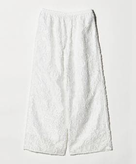 UNITED ARROWS/ラメ カット ジャガード ストレート パンツ ‐ウォッシャブル‐/イージーパンツ