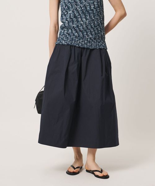 UNITED ARROWS/ボリューム タック スカート ‐ウォッシャブル‐/ミモレ / ロング