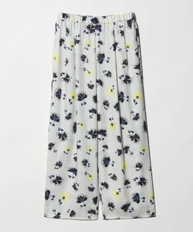 UNITED ARROWS/フラワー プリント パンツ ‐ウォッシャブル‐/イージーパンツ