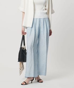 UNITED ARROWS/ドット サテン 2タック ワイドパンツ/スラックス