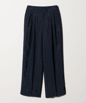 UNITED ARROWS/ドット サテン 2タック ワイドパンツ/スラックス