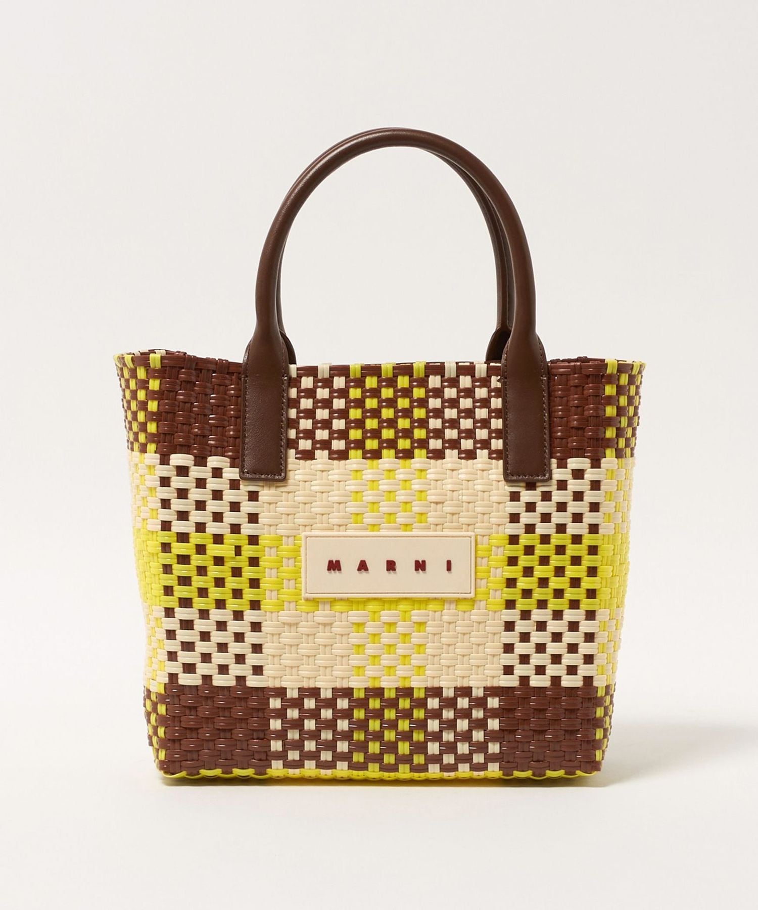MARNI＞テープ チェック トートバッグ