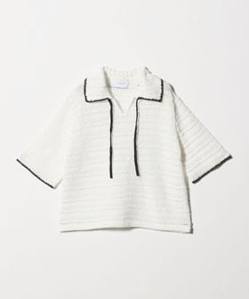 UNITED ARROWS/アイレット バイカラー ニット/ニット / セーター