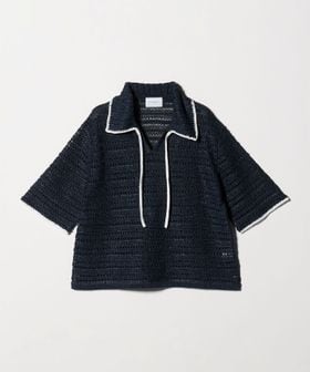 UNITED ARROWS/アイレット バイカラー ニット/ニット / セーター