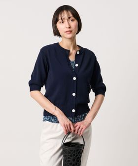 UNITED ARROWS/クルーネック ベーシック カーディガン ‐ウォッシャブル‐/カーディガン / ボレロ