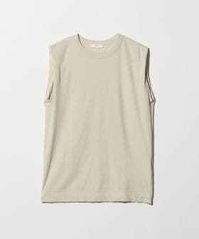 ATON/＜ATON＞ツイスト ヘム タンクトップ/Tシャツ / カットソー