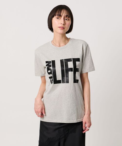 MIXTA/【別注】＜MIXTA＞SLOW LIFE Tシャツ LT.GRAY/Tシャツ / カットソー