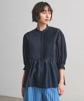 UNITED ARROWS/シルキー ピンタック ブラウス ‐ウォッシャブル‐/シャツ / ブラウス