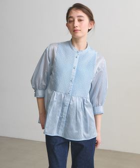 UNITED ARROWS/シルキー ピンタック ブラウス ‐ウォッシャブル‐/シャツ / ブラウス