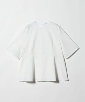 UNITED ARROWS/５分袖 ペプラム Tシャツ ‐吸水速乾‐/Tシャツ / カットソー