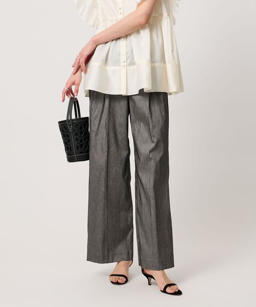 UNITED ARROWS/NALYA リラックス ワイドパンツ ‐ウォッシャブル‐/スラックス