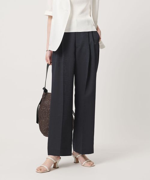 UNITED ARROWS/バンダナ 2タック ワイドパンツ ‐ウォッシャブル‐/スラックス