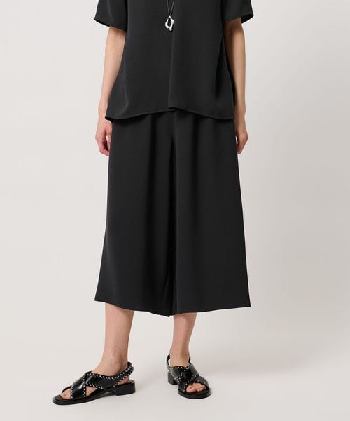 UNITED ARROWS/COMFY クロップド ワイドパンツ ‐防汚 UVカット ウォッシャブル‐/その他パンツ