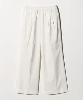 UNITED ARROWS/NALYA リラックス ワイドパンツ OFF WHITE ‐ウォッシャブル‐/スラックス