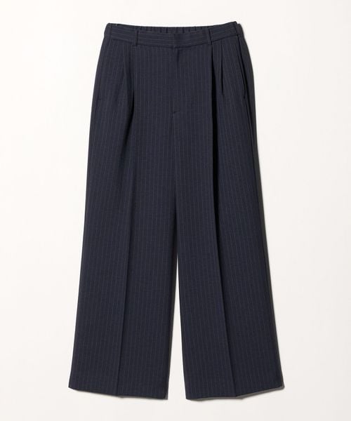 UNITED ARROWS/Spiree ストライプ ワイドパンツ ‐ウォッシャブル‐/スラックス