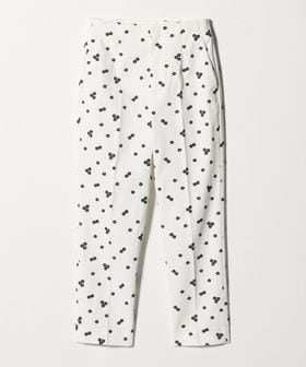 UNITED ARROWS/エンブロイダリー フラワー スリム テーパードパンツ ‐ウォッシャブル‐/スラックス