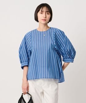 UNITED ARROWS/クリーン ストライプ マリン ブラウス ‐ウォッシャブル‐/シャツ / ブラウス