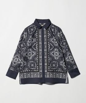 UNITED ARROWS/スカーフ プリント シャツ ‐ウォッシャブル‐/シャツ / ブラウス