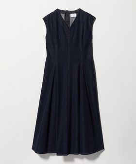 UNITED ARROWS/ステッチ Vネック デニムワンピース/ワンピース
