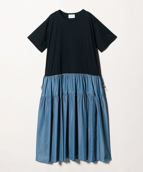 UNITED ARROWS/カット コンビ ドッキング ワンピース/ワンピース