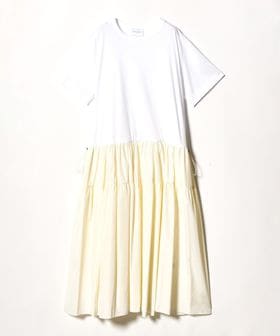 UNITED ARROWS/カット コンビ ドッキング ワンピース/ワンピース