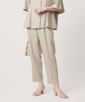 UNITED ARROWS/Spiree IAS タック テーパードパンツ ‐UVカット 接触冷感 ウォッシャブル‐/スラックス